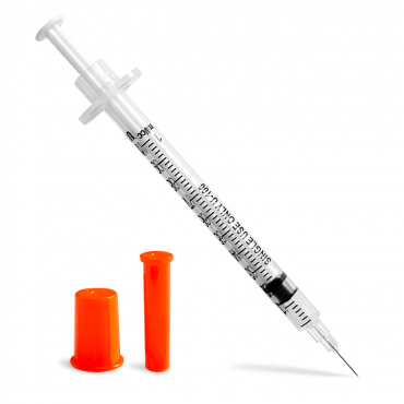 Одноразовый с интегрированной иглой 30G